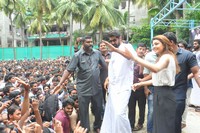 Nene Raju Nene Mantri Movie Team At KL University